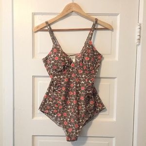 Boden Floral One Piece Swimsuit